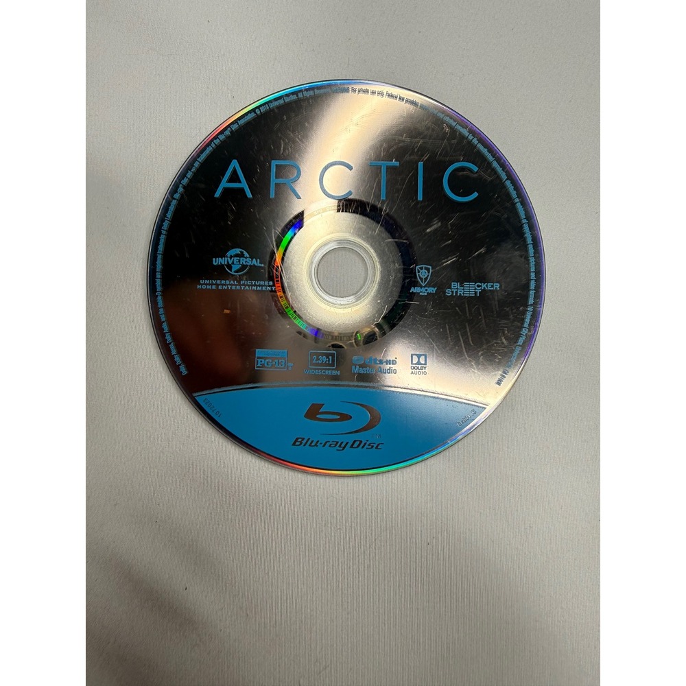 Arctic Blu-ray Disc Only 2018 Mads Mikkelsen Survival Drama Movie PG-13